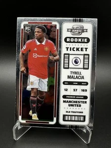 2022-23 EPL Panini Chronicles Optic - Tyrell Malacia #300 (RC) Rookie Ticket - Photo 1/2
