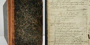 1835-60s antique LEDGER farmingham ma PETER DAVIS farm work horse wagon sider - Picture 1 of 20