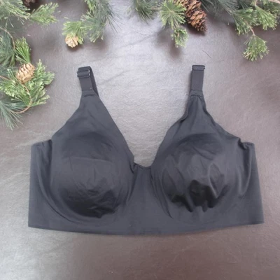Sutiã Bali Feminino XL Preto Comfort Revolution DF3498 Sem Fio Elástico Sem Costura - Imagem 1 de 4