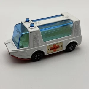 VTG Matchbox Lesney Superfast #46 Stretcha Fetcha 1971 Ambulance Made In England - Picture 1 of 14
