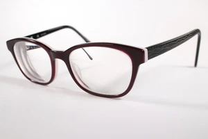 Jai Kudo Eyeglasses Choas Womens Burgundy Full Rim Plastic Glasses Frames 51 mm - Picture 1 of 4