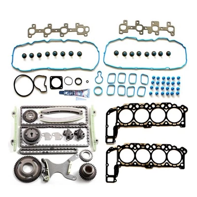 Conjunto de junta de cabeça bomba de água corrente de temporização para 2009 Nissan Frontier Pathfinder 4.0L - Imagem 1 de 4