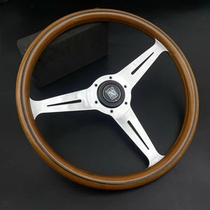 -04 Nardi Classic Wood Steering Wheel Handle 37 370Mm Horn Button  - Picture 1 of 10