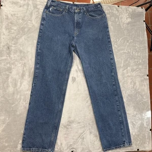 Carhartt Men’s 36x35 Jeans Blue Medium Wash Straight Leg Traditional Fit - Picture 1 of 6