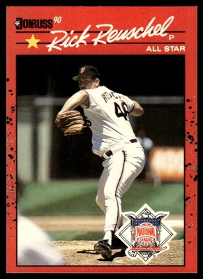 1990 Donruss #663d Rick Reuschel Leaf, Inc - Image 1 of 2