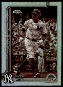 Refractores sepia cromados Ben Rice #139 2025 Topps 6406 - Imagen 1 de 2