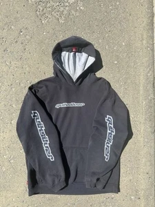 Vintage Quiksilver Hoodie Quad Hit Surfwear Beautiful Fade Size Medium - Picture 1 of 6