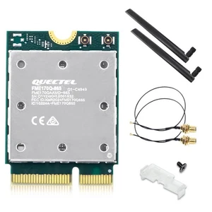 QCNCM865 M.2 Key E Wifi 7 Card Bezprzewodowy adapter Bluetooth z zestawami anten Wifi - Zdjęcie 1 z 8