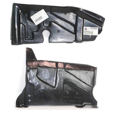 Set of 2 Engine Splash Shields  Driver & Passenger Side Left Right Pair — 第 1/4 张图片