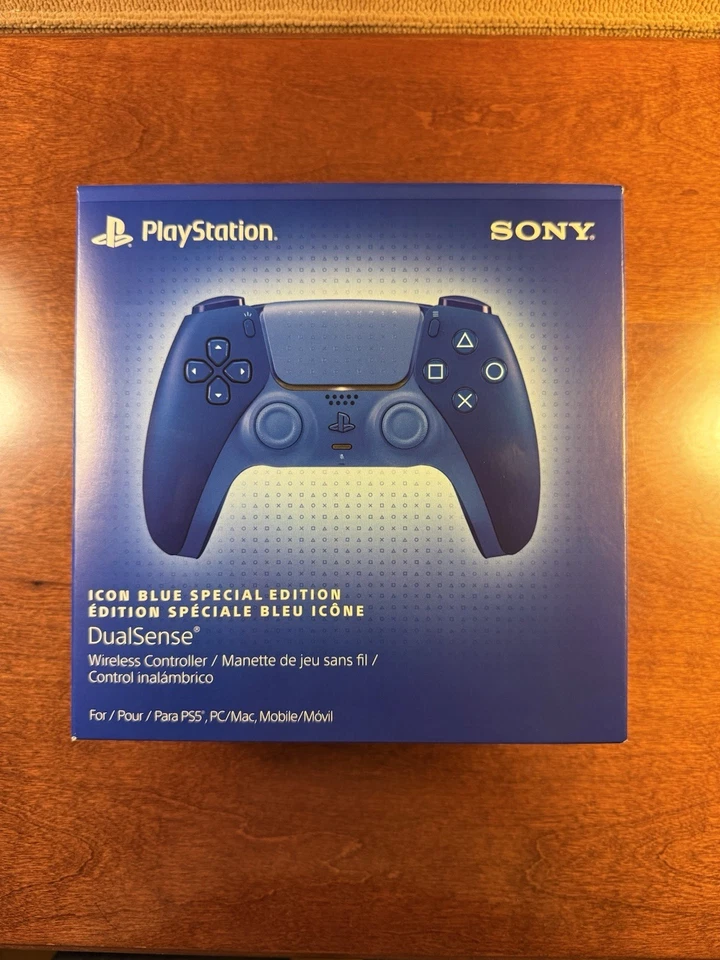 Sony PS5 Icon Blue Special Edition DualSense Controller | In Hand