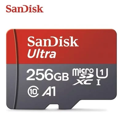 SanDisk Ultra 256GB Classe 10 MicroSD Scheda di Memoria - Immagine 1 di 2