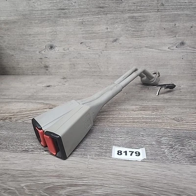 91-94 Chevrolet 1500 Pickup Left Driver Seat Belt Dual Buckles Gray TRW 12543509 - Imagem 1 de 4