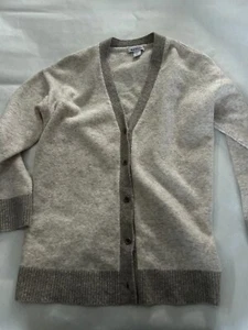 Cárdigan para mujer Athleta mezcla de lana merino Westlake XL gris marfil núcleo de abuelo - Imagen 1 de 4