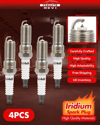 4 件装铱火花塞适用于 2015 - 2017 年路虎 Discovery Sport 2.0L L4 — 第 1/4 张图片