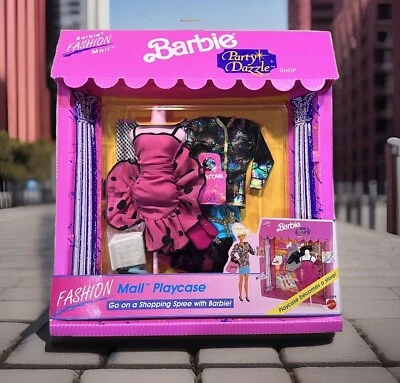 Barbie Party dazzle shop Fashion Mall Playcase Mattel 3098 ~ New ✨⭐️✨ — 第 1/4 张图片
