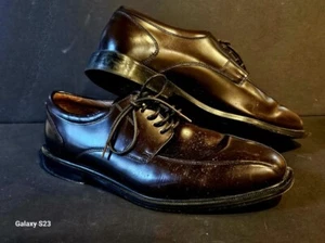 Rockport Adiprene By Adidas Glossy Leather Loafers Men’s Size 11 Brown - Picture 1 of 4