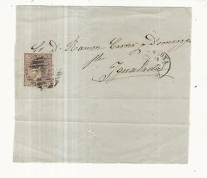 Spain: 1871; front of letter addressed to Igualada, postmark Barcelona. SP032/ - Picture 1 of 2