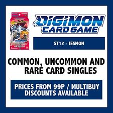 Digimon - ST12 Jesmon - Common, Uncommon, Rare