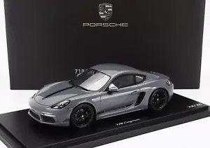 Spark-Modell 1/18 Porsche 718 (982) Cayman 2022 Artic Grey WAP0214180RCAY - Bild 1 von 7