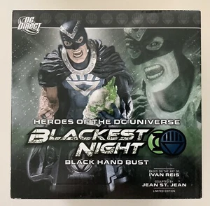 BLACKEST NIGHT: BLACK HAND MINI-BUST (2011) DC Direct; #599/3500; New - Picture 1 of 11
