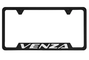 Black License Plate Frame For Venza - Picture 1 of 1