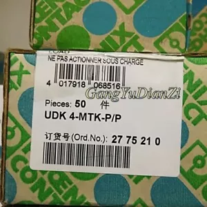 50 Stück/Box für Phoenix UDK 4-MTK-P/P - 2775210 Trennklemme NEU - Bild 1 von 4