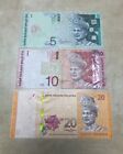MALAYSIA 5-10-20 Ringgit, Banknote VG Condition