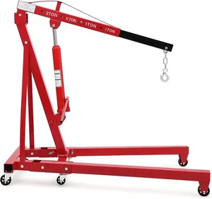 4400lbs Folding Engine Hoist, Cherry Picker, Crane Lifter, Heavy Duty Steel - Picture 1 of 7