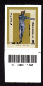 Italia 2025 : Europa  Apollo Arciere - singolo con codice a barre - Imagen 1 de 1