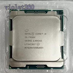 Intel Core i9-7920X FCLGA2066 2.9 GHz 12C 24T 16.5 MB SR3NG CPU Processor - Picture 1 of 1