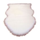 Small Carpet Floor Mat Sheepskin Stylish White/gray/pink/black 45*60cm