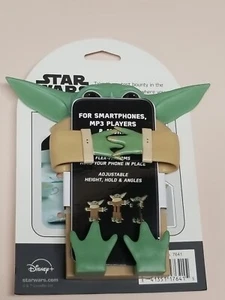 STAR WARS THE MANDALORIAN Baby Yoda Flexi Phone Holder & Stand New! Disney A26 - Picture 1 of 3
