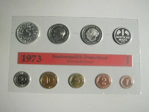 BRD Kursmünzensatz 1973 J PP - Picture 1 of 2