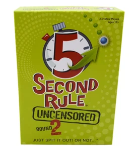 5 Second Rule Uncensored Round 2 Board Game New Sealed - Picture 1 of 4