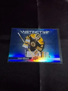 2023-24 UPPER DECK SERIES 2 INSTINCTIVE SP #IN-23 LINUS ULLMARK BOSTON BRUINS - Picture 1 of 2