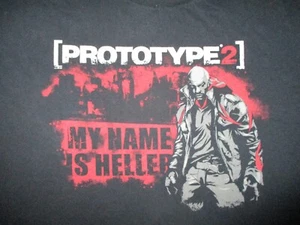 PROTOTYPE 2 MY NAME IS HELLER T SHIRT Game Stop Video Gaming LARGE - Picture 1 of 5