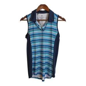 Camiseta polo estampada Adidas Ultimate para mujer sin mangas multicolor verano pequeña - Imagen 1 de 15
