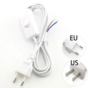 110v-220v AC Power Supply Cable eclectic Cord With on/off switch For led light - Picture 1 of 7