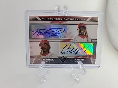 2007 Topps Co-Signers - Co-Signers Autographs #CS-KA Howie Kendrick, Erick Aybar - Image 1 of 4