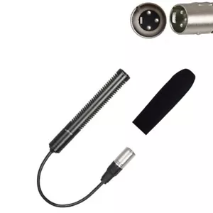 XLR 3Pin Camera Interview Microphone Vidicon Recording Mixer 48V Phantom Studio - Picture 1 of 4