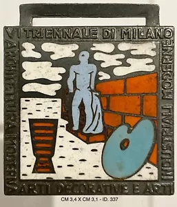 MILAN VIa TRIENNIAL MODERN ARCHITECTURE DECORATIVE ARTS MEDAL OPUS M.SIRONI - Picture 1 of 6