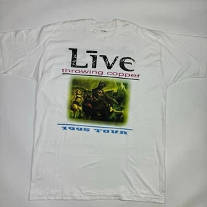 Live Throwing Copper 1995 Tour Nuevo Sin Usar Talla XL Blanco Puntada Única - Imagen 1 de 21