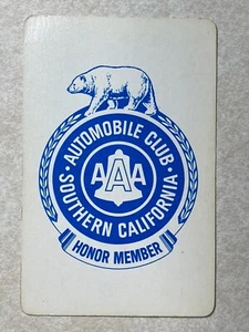 Vintage Automobile Club Southern California Single Swap Playing Cards PC563 - Bild 1 von 2