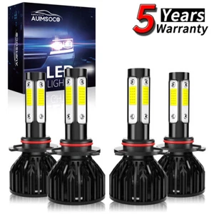 For Acura MDX 2001-2003 Sedan 4-Door 6500K Xenon White LED Headlight Bulbs White - Picture 1 of 11