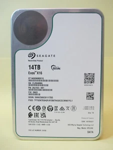 Seagate Exos X16 - ST14000NM001G - interne 3,5" 8,9cm Sata3 NAS Festplatte 14TB - Bild 1 von 5