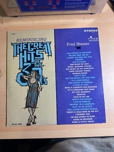Fred Stamer - REMINISCING GREAT HITS OF 30'S - Time (S-2145) LP 33 Vinyl NM/EX - Picture 1 of 10