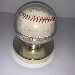 Baltimore Orioles Early 1970s Signed Autographed Baseball Weaver Robinson Palmer - Picture 1 of 13