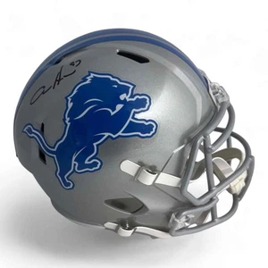 Aidan Hutchinson Autographed Signed Detroit Lions Full Size Rep Helmet - Beckett - Picture 1 of 5