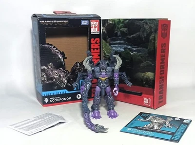 HASBRO 2024 TRANSFORMERS ROTB STUDIO SERIES 107 SCORPONOK 100% COMPLETE BOXED - Image 1 of 4