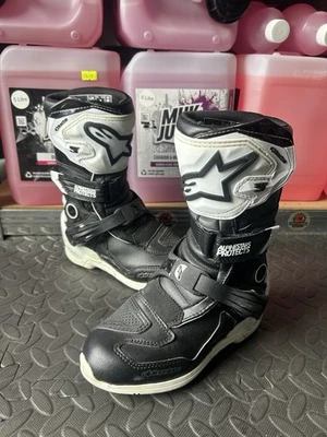 Alpinestars Tech 3 Boots Uk13 Us1 Youth Good Condition Motocross Mx Enduro Boots - Image 1 of 4